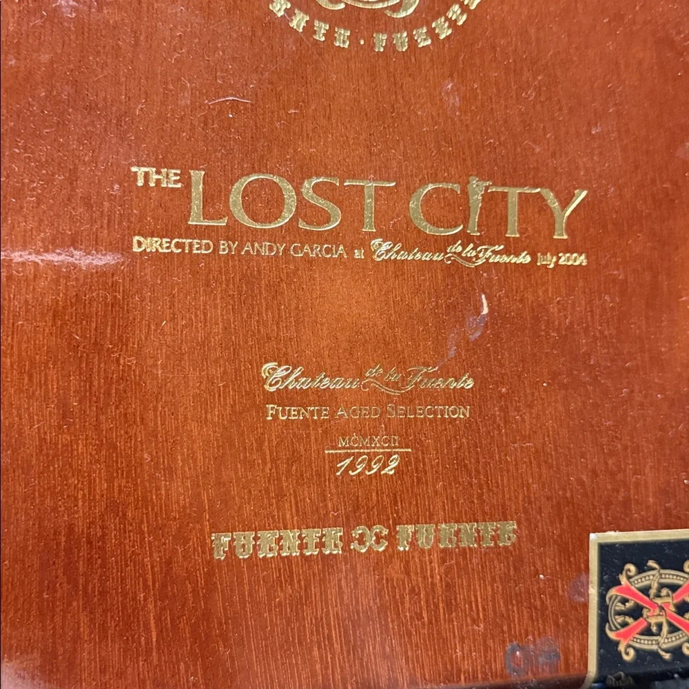 Arturo Fuente OpusX The Lost City cigar box, a collectible item